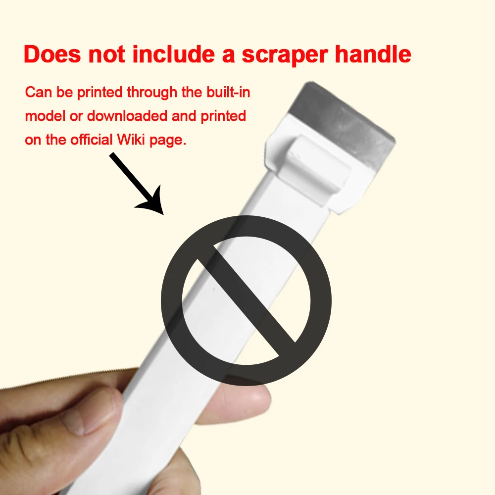 Replacement Scraper Knife Tip For Bambu Lab Hot Bed Glass Cooktop Cleaning Tool Fit X1C X1 P1P P1S A1 Series 3D Printer Parts