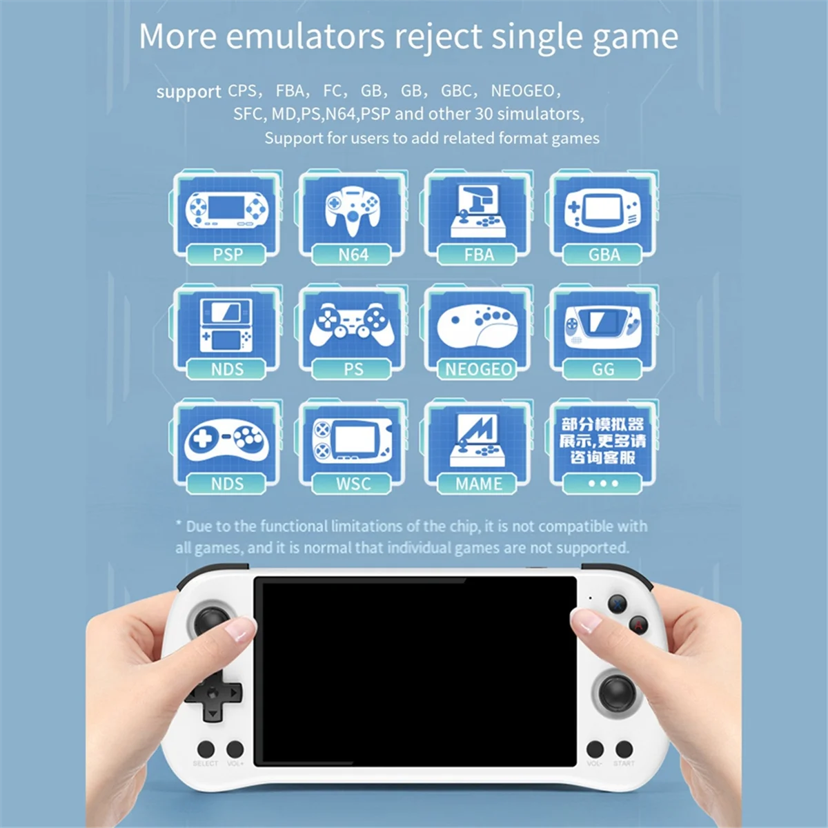 X55 Handheld Console 16G + 64G RK3566 5.5 INCH 1280X720 IPS Scherm Open-Source Linux Retro Game Console