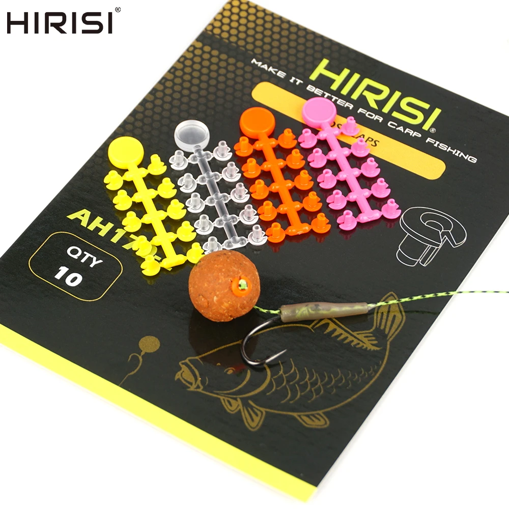 10 Cards Bait Floss Cap Bait Stop Beads For Carp Fishing Boilie Baits Fishing Terminal Tackle AH170