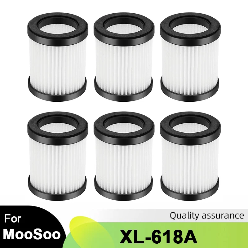 Washable HEPA Filter for MOOSOO XL-618A X6 / GeeMo G201 Cordless Vacuum Cleaner Filter Elements Replacement Accessories Parts