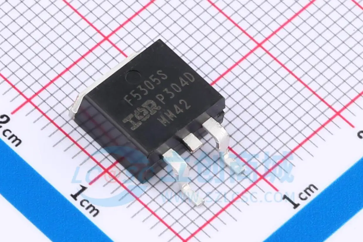 15PCS  Original genuine IRF5305SRLPBF TO-263-3 P-channel -55V/-31A surface mount MOSFET tube