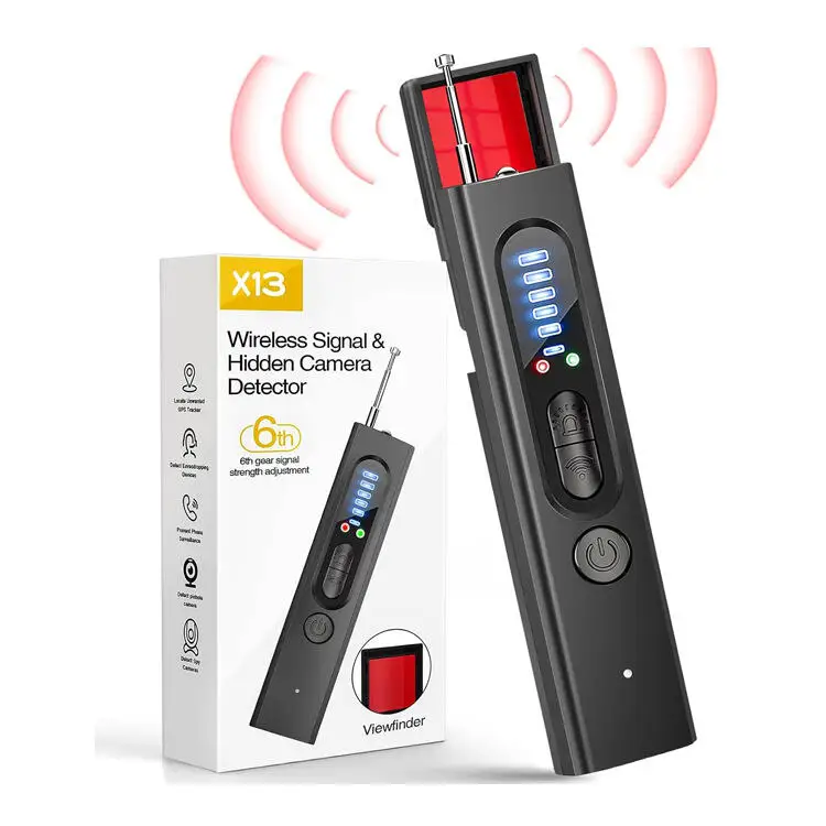 

X13 Multifunctional Camera Detector: Precise Infrared Scan for Hotel Anti , GPS & Wireless Signal Detection