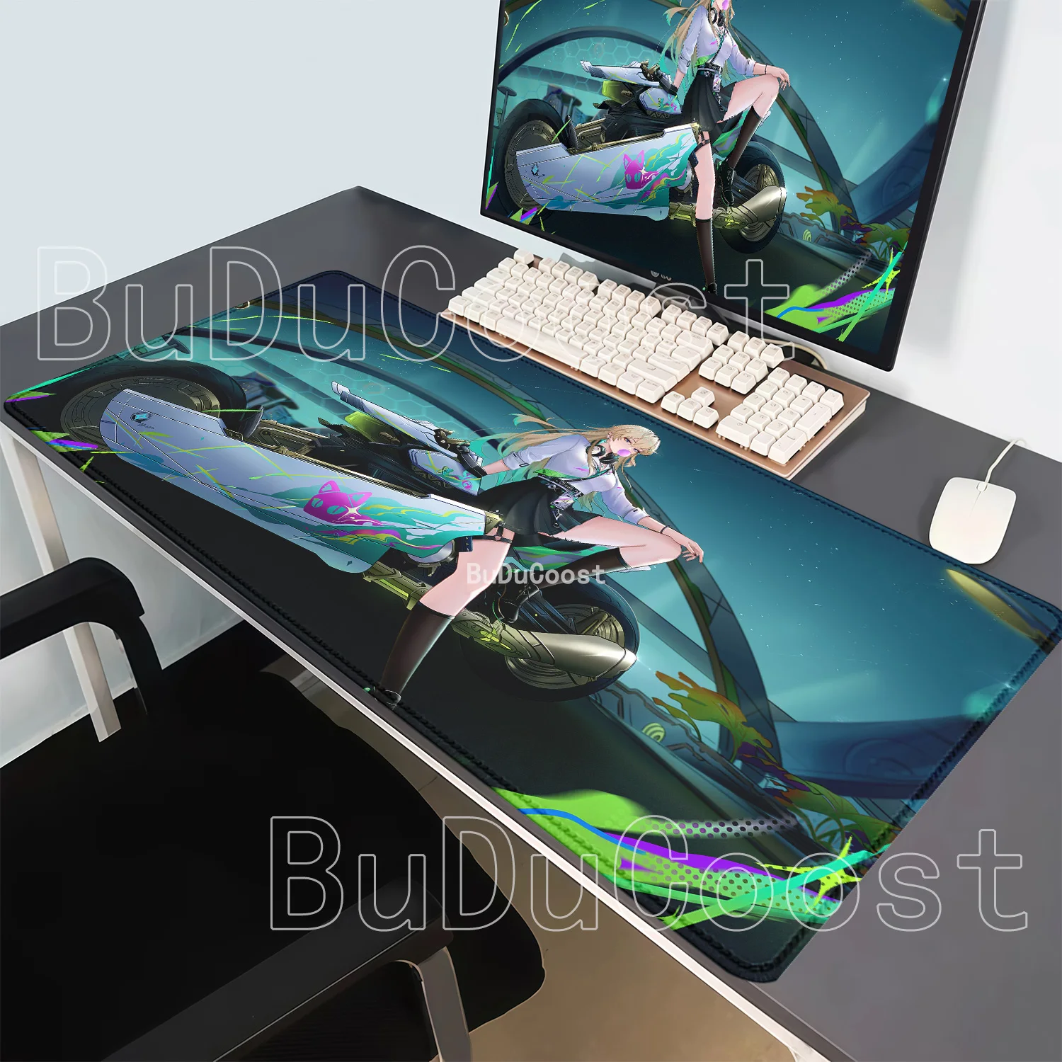 HD Printing New Lynae Wuthering Waves WuWa Mouse Pad Gaming Keyboard Carpet PC Office Accessories Desk Mat XXL Overlock Mousepad