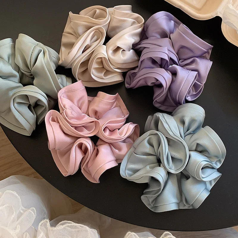 1 Stück Koreanischer Stil Frühlings-Haarreif mit Blütenknospen-Design, Hochwertiger Haargummi für Duttfrisuren, Rosa Haaraccessoire