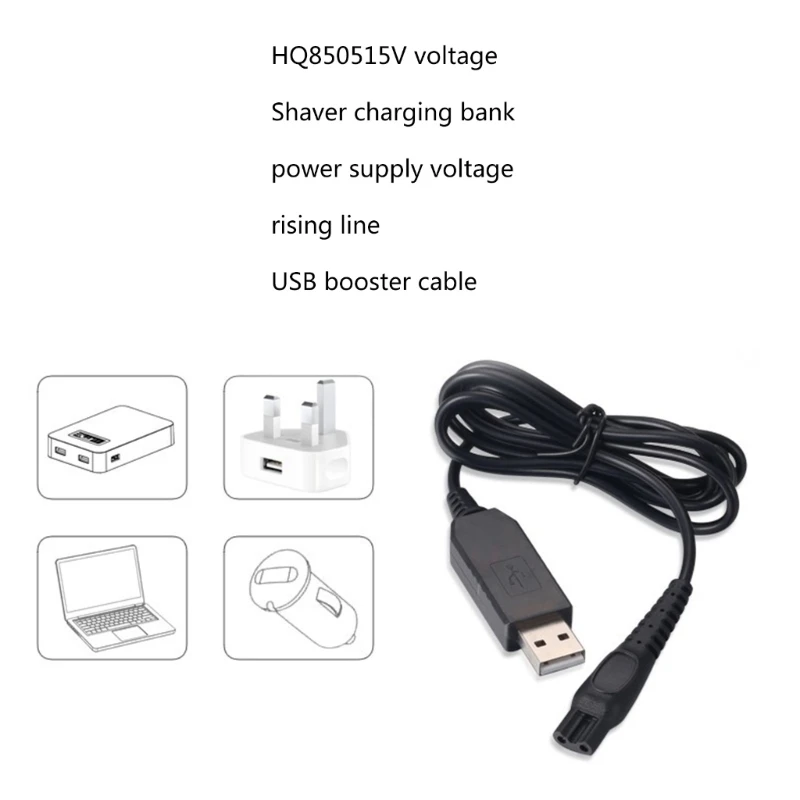 Golarka USB kabel do ładowarki przewód zasilający 5V zamiennik dla philips A00390 golarka seria 1000/seria 500/RQ312/S100/S510