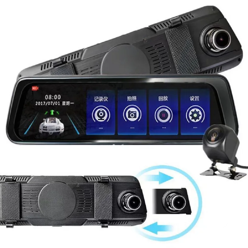 Streaming Dashcam HD 1080P Dual Lens Night Vision 10 \