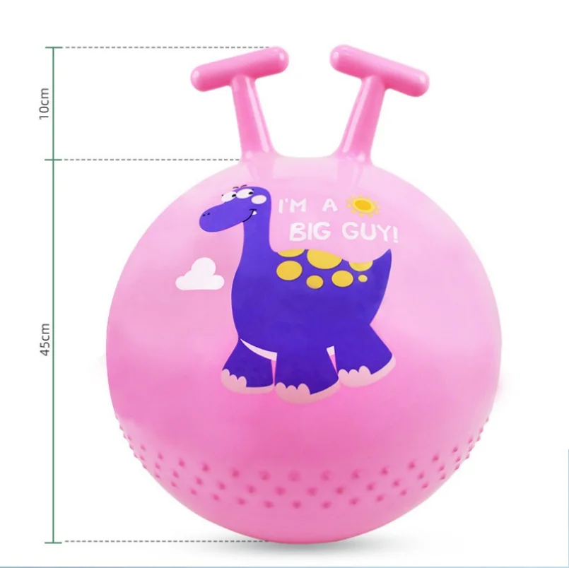 Brinquedos de salto bola de salto para meninos meninas bola de funil brinquedo 45cm bola de funil inflável com alça bola quicando bolas saltitantes