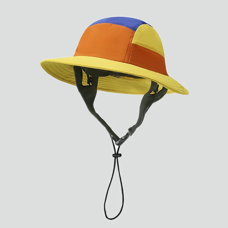 Cap Surfing Men Women Summer Sun Protection Breathable With Strap Hat Waterproof Accessory For Beach Outdoor Fishing Hike Climb