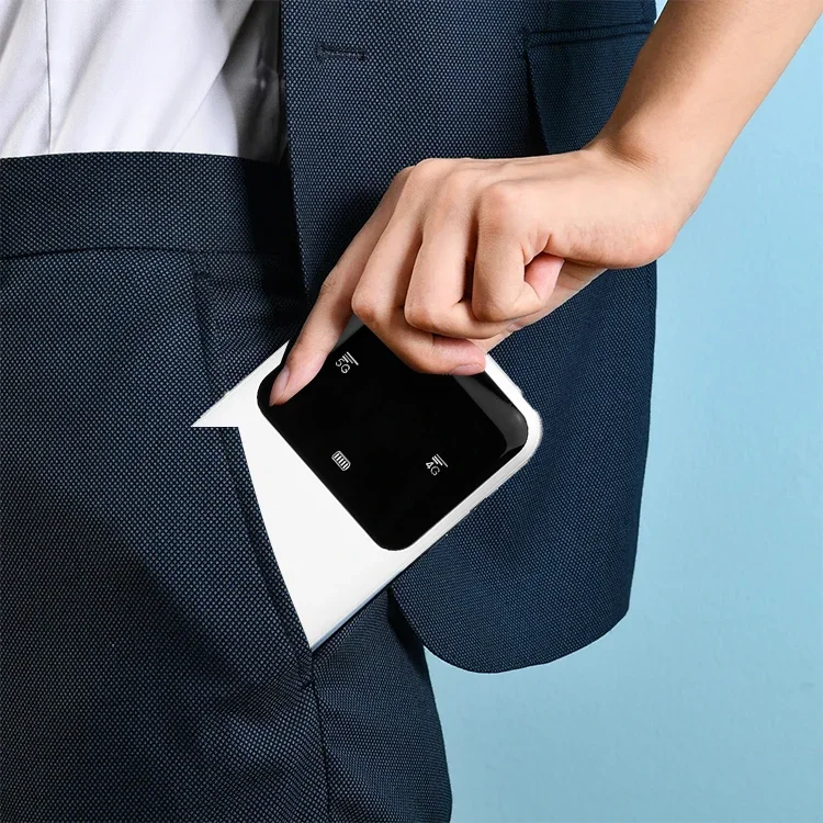 Hoge Kwaliteit 10000Mah Optionele 50M Draadloze Dekking Cloud Internet Mifi 5G Draadloze Router Sim Mifi