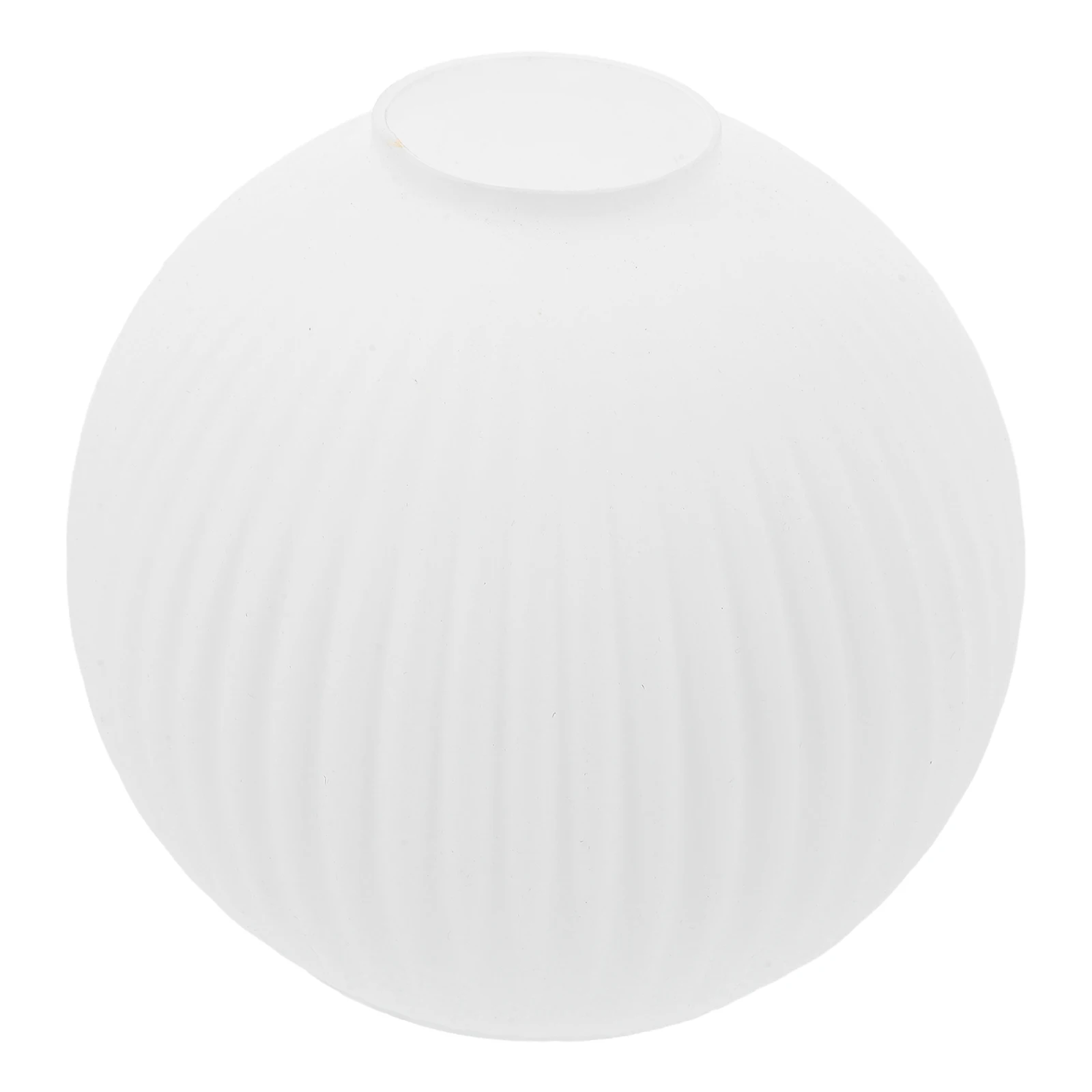 

Glass Globe Lamp Shade Replacement Round Milky White Flat Mouth Globe for Chandeliers Pendant Lights Wall Lamps