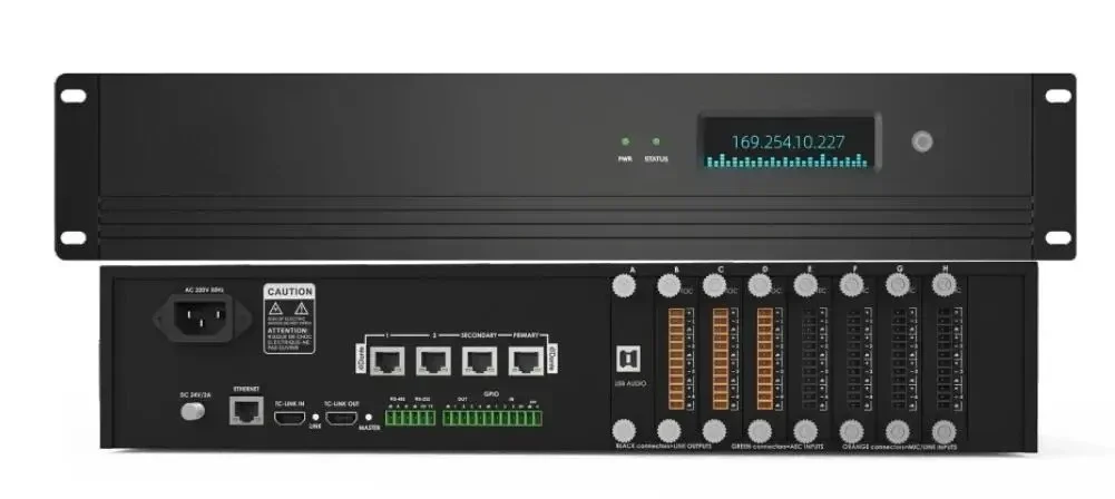 T OEM Factory Professional DSP Audio Processor 64 in 64 Out Multiple Effects Digital Processor for Stage Performance
