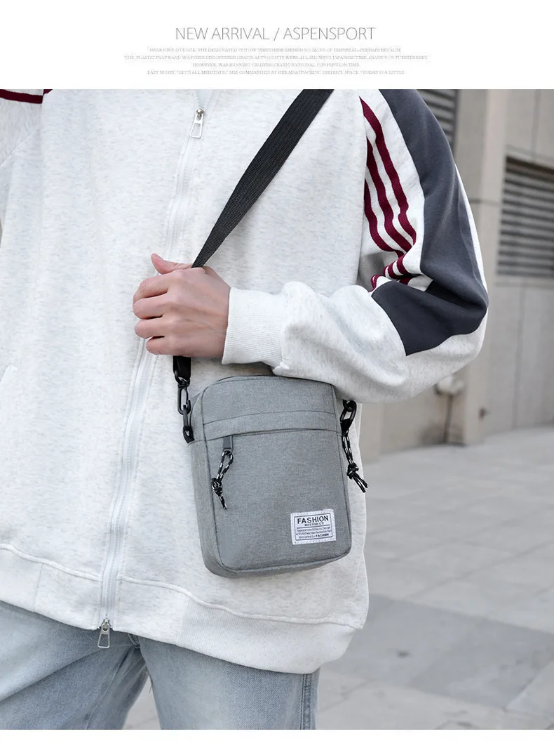 Men's Summer Crossbody Bag Lightweight Portable Small Backpack for Commuting Mobile Phone Bag Ideal for Work