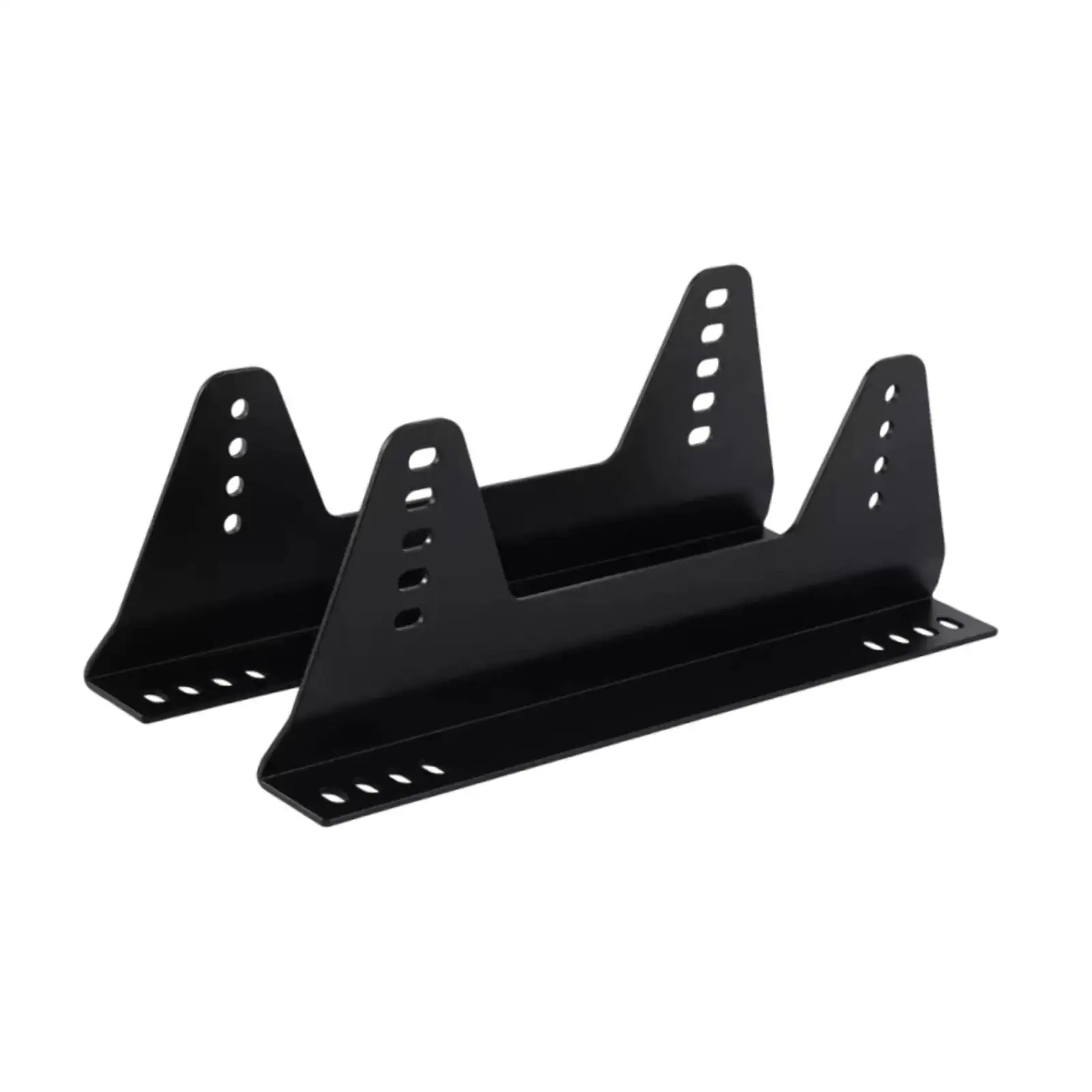 Universal L Shape Side Mount Seat Brackets Thickened Iron Race Seat Hardware Adjustable Bucket Seat Fitting