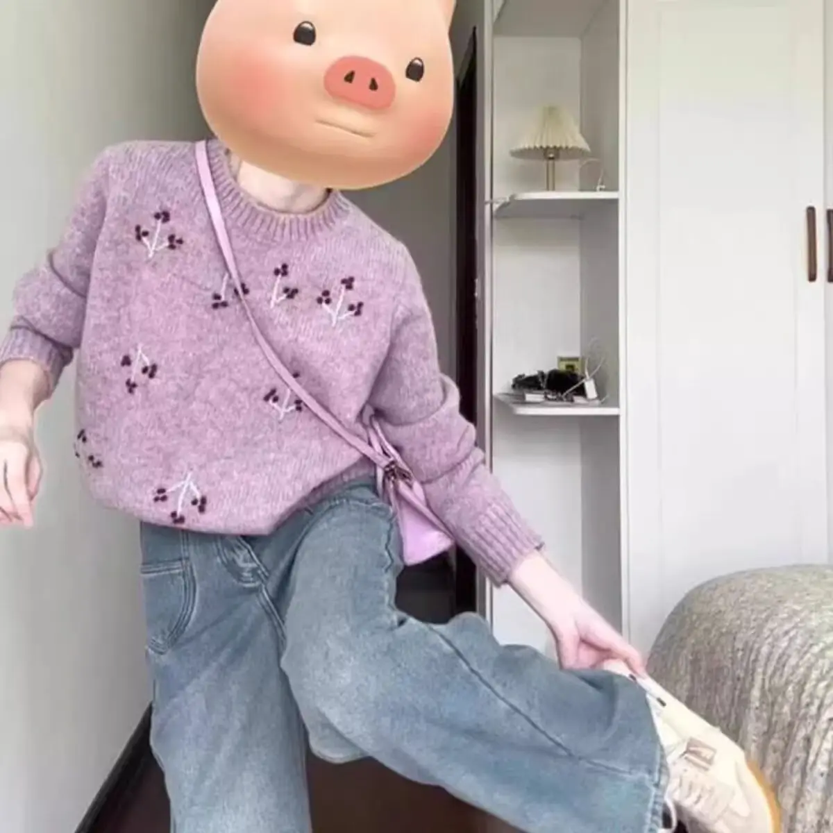 

Slim Fit round Ne Knitwear Men's Faionable Autumn Winter Base irt 2024 New Sle Gentlemanly Personali Meticulous Top