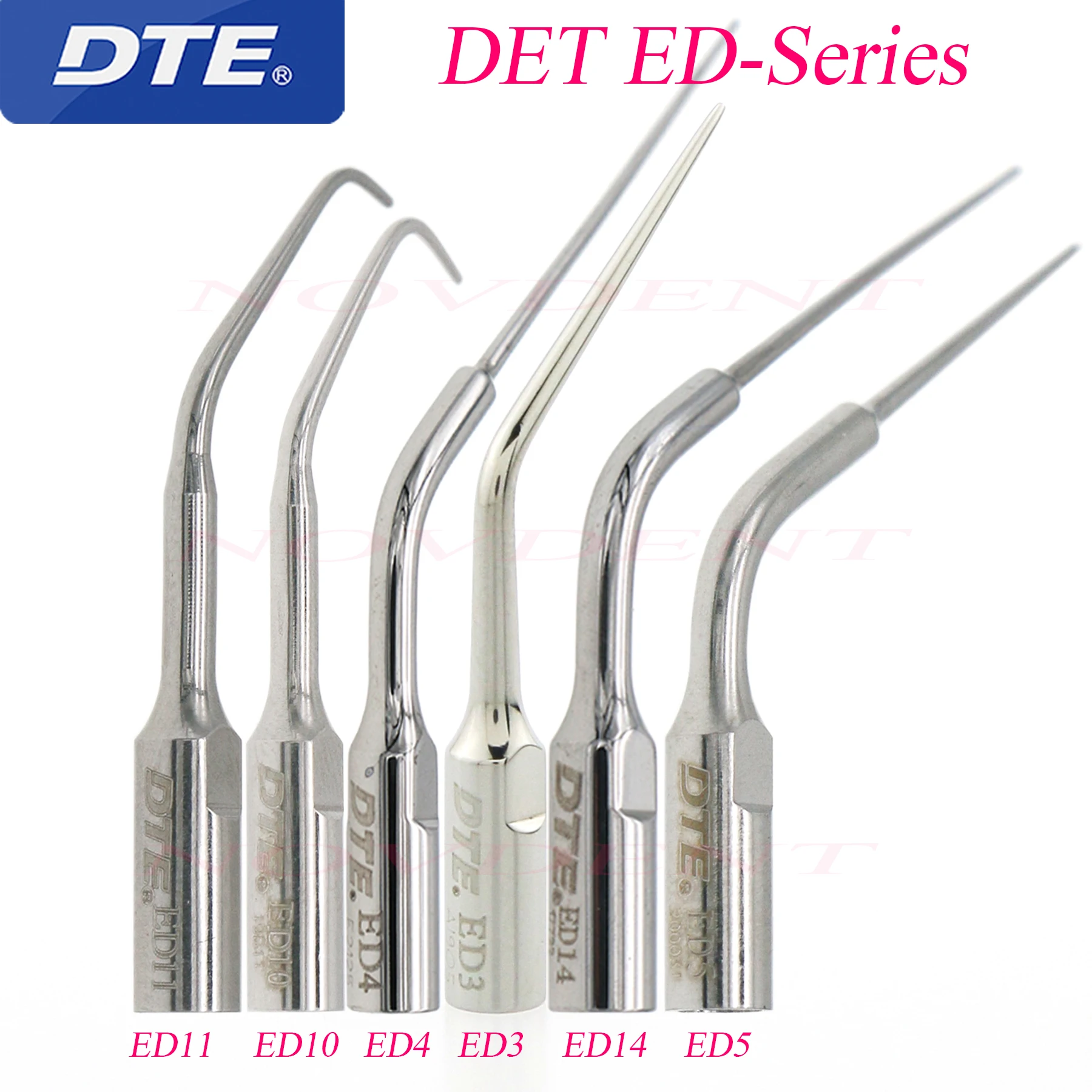 Woodpecker Dental DTE Tool Ultrasonic Root Canal Working Tip Fit Satelec NSK Scaler Handpiece Periodontics Endodontics