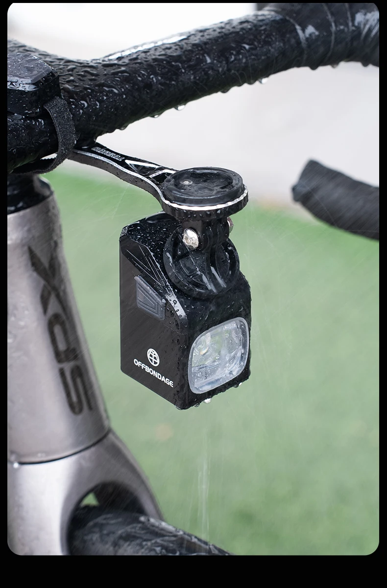 OFFBONDAGE 1000LM Bike Light Front Lamp TypeC Rechargeable LED 5000mAh Bicycle Light Waterproof Headlight Bike Accessories