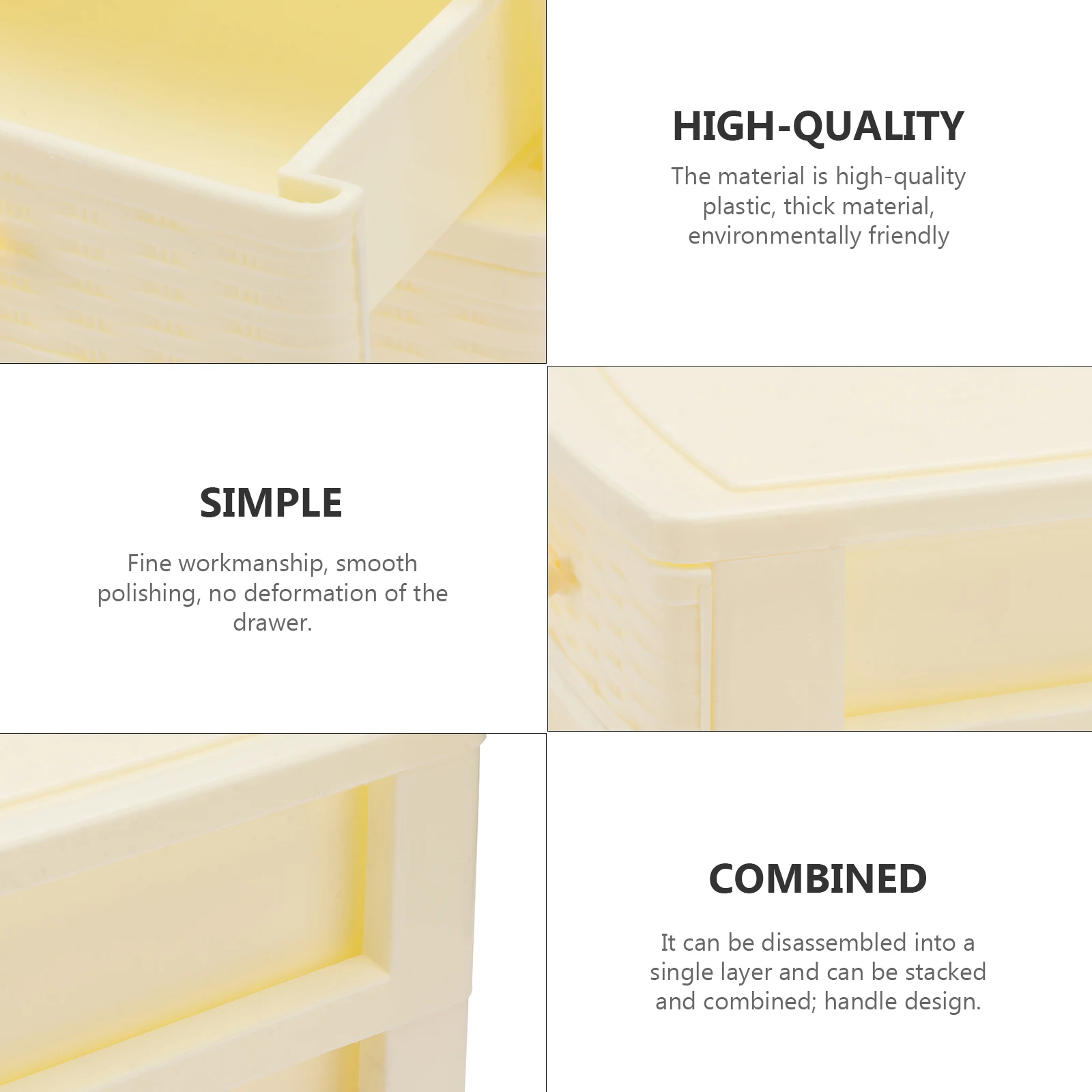 

Multi Layer Storage Box Three Drawer Desktop Organizer Plastic Cosmetics Jewelry Case Compact Space Saving Lipstick Nail Polish