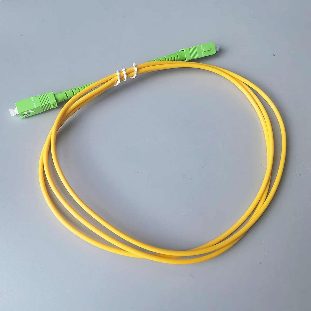 10pcs SC/APC-SC/APC 단일 모드 광섬유 패치 케이블 FTTH/FTTR 인터넷 용 1.5M/2M/3M/5M/10M/15M/20M/30M 단순 9/125μm OS2