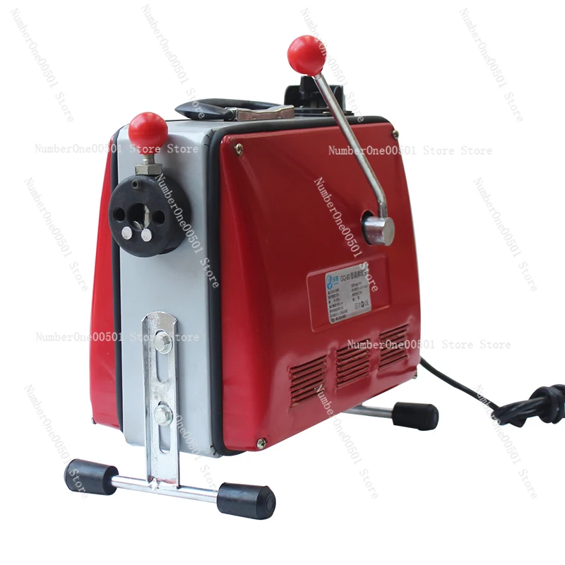 100D Full-automatic Electric Pipe Dredging Machine  Professional Sewer Dredger Toilet Floor Drain Dredging Cleaning Machine