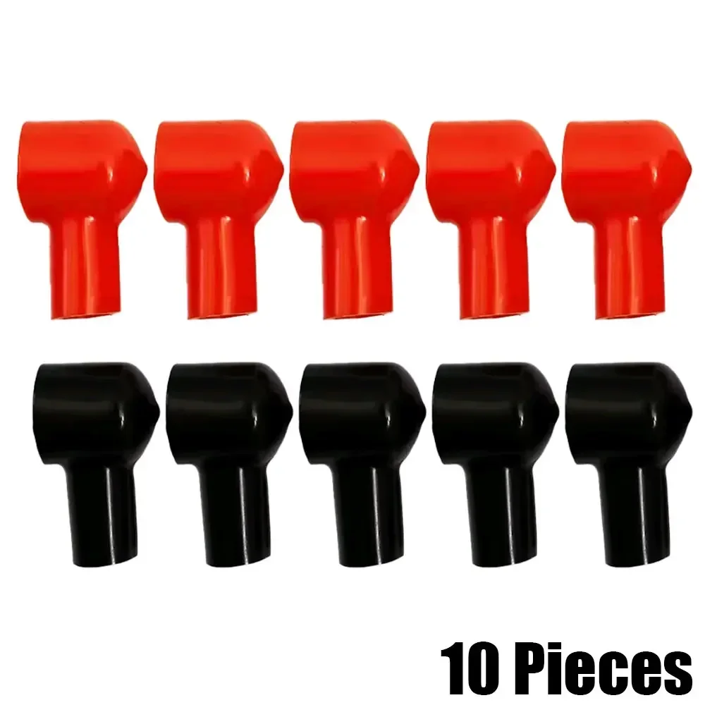 

20 шт., крышки клемм автомобильного аккумулятора, положительная верхняя крышка стойки, защита наконечника, изоляционный чехол, изоляционные резиновые колпачки для аккумулятора для автомобиля