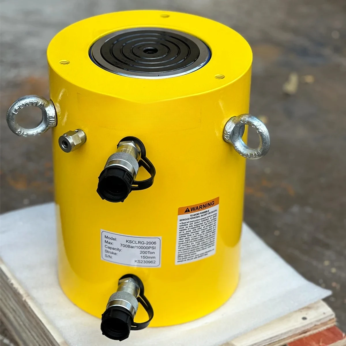 Equivalent Durable 50 100 150 200 250 300 400 500 600 1000 Ton High Tonnage Double Acting Hydraulic Oil Jack Cylinder