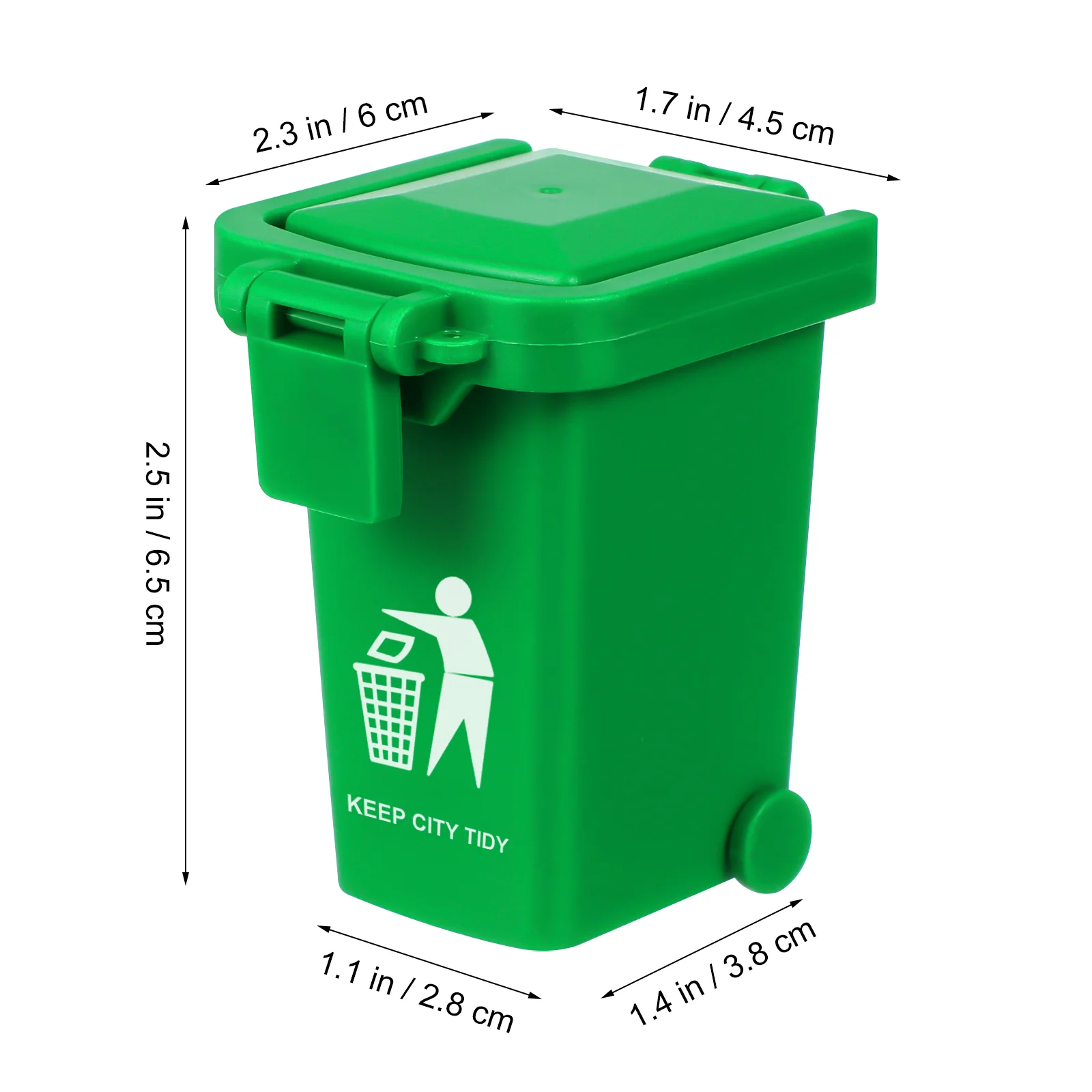 6PCS Mini 3 Color Learning Garbage Sorting Trash Cans Kids Educational Toy Plastic Waste Classification Game Fun Gift