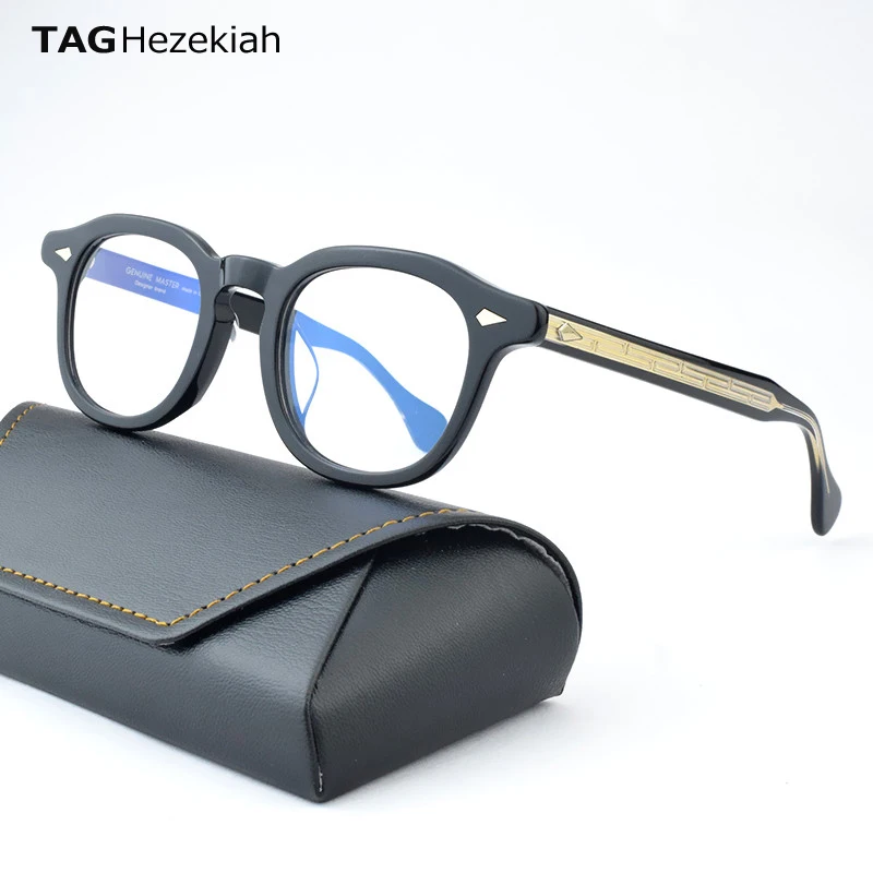 

Top Quality Acetate eyeglass frame for women retro high quality optical prescription Spectacle frame men myopia reading 3101