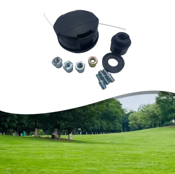 Bump Feed Kit Trimmer Head Bump Feed Compatible Easy Installation Plastic And Metal Parts DIY Replacement For SRM-230 Black