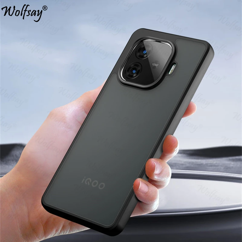 Matte Transparent Case For Vivo iQOO Z9 Turbo Plus Case Matte PC Back Cover iQOO Z9 Turbo Plus Case For Vivo iQOO Z9 Turbo Plus