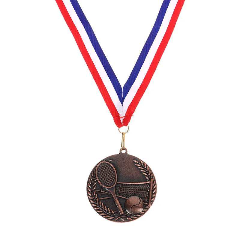 4 Color Tennis Match Medals Souvenir Fans Zinc Alloy Official Sport Match Adward The School Sports Meeting Award