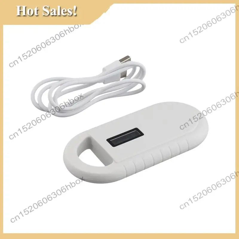 -HOPE RFID-lezer Microchipscanner voor huisdieren Handheld Animal Chip Reader Draagbare RFID-lezer Ondersteunt voor ISO 11784/11785, FDX-B
