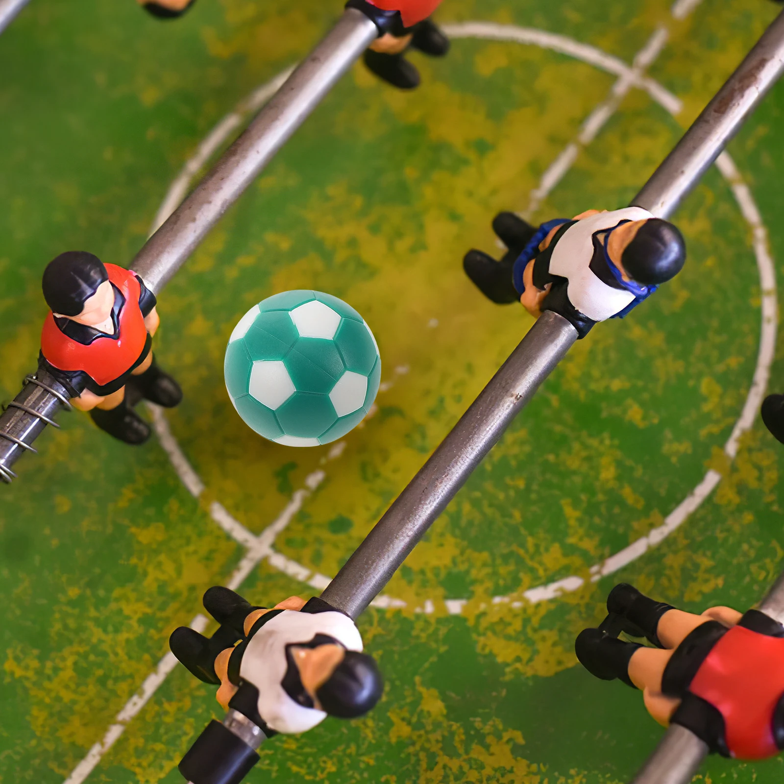 

12 шт., запасные части для настольного футбола, компактный дизайн, настольный футбол, настольный футбол, настольные футбольные мячи, аксессуары для настольного футбола