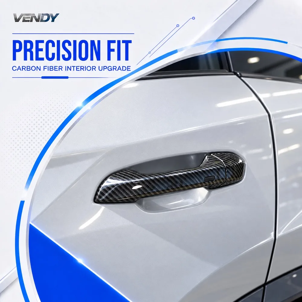 Real Carbon Fiber For Lamborghini Urus 2018-2021 Outer Door Handle Decorative Cover Trim Modified Parts Accessories