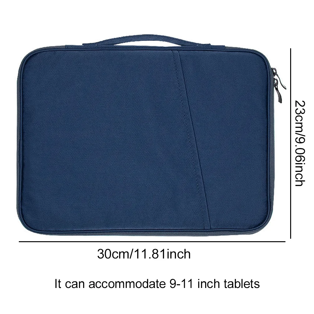 Bolsa para tablet de 9 a 11 polegadas com alça para iPad Air/Pro 11 polegadas 2024 para iPad 10a geração 10.9 para iPad Air 5/4a 10,9