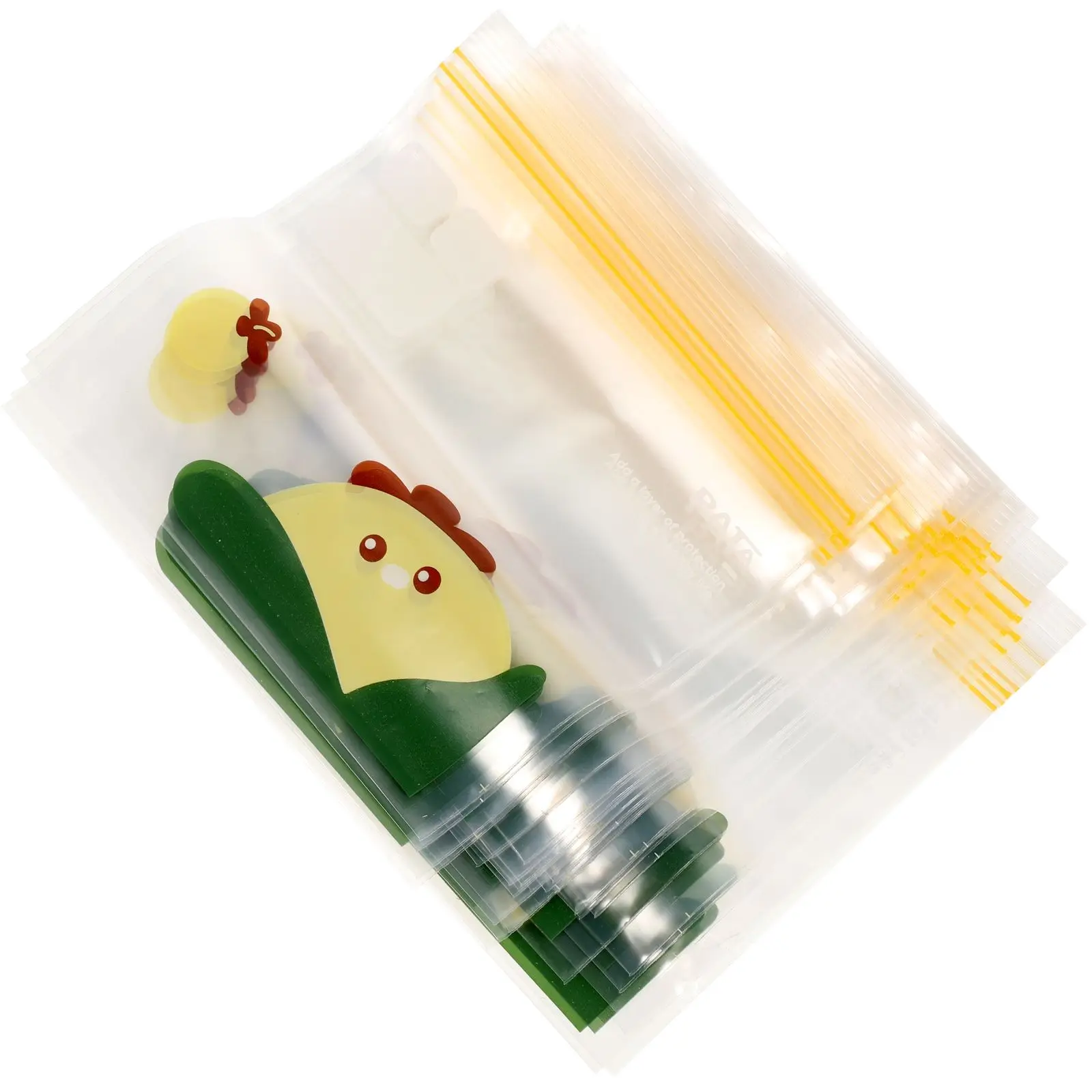

30pcs Sealed Storage Bags Reusable Freezer Vegetable Plastic Refrigerator Food Bag Thickened Storage Containers