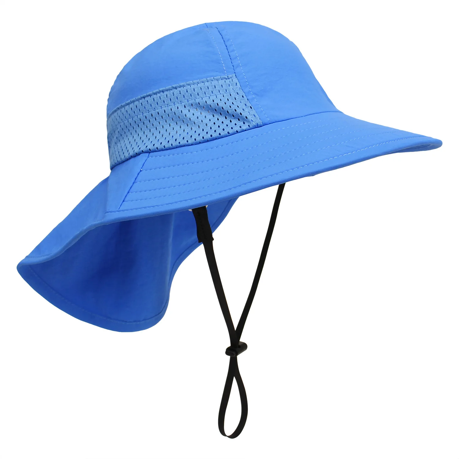 Verstellbare Fischermütze für Kinder, personalisierbar, für Frühling und Sommer, Baby, Sonnenschutz, Halsabdeckung, Mütze für Jungen und Mädchen, 2–6 Jahre, Strandkleidung – Detail 23