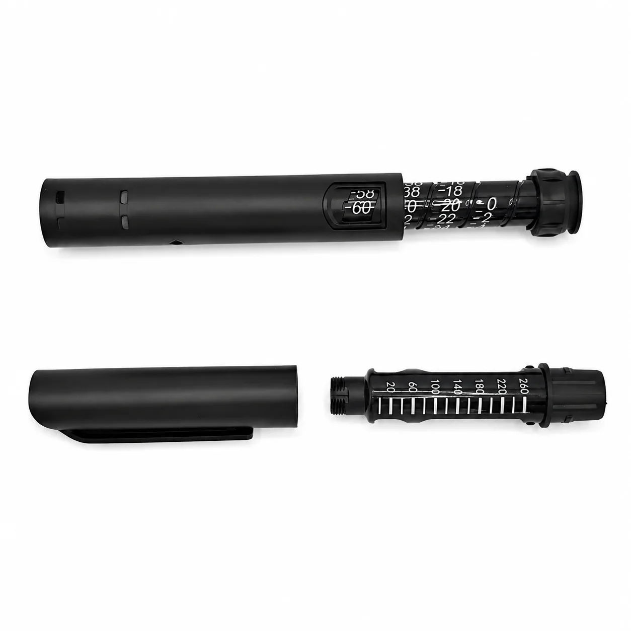 Super Recommand 10Pack Black 0-60IU Adjustable Disposable Injection Pen Insulin Pen Peptide Pen for Weight Control Management