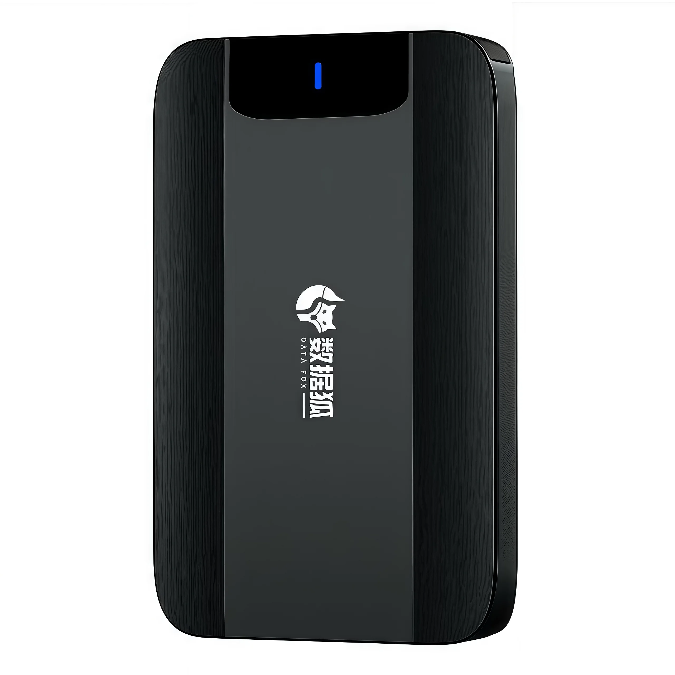 DATAFOX X25 2.5 pouces Disque dur portable 120 Mo/s USB3.0 - Disque dur externe en métal pour PS5/PS4/PC/Ordinateur portable Stockage de données et de jeux, Noir/Argent