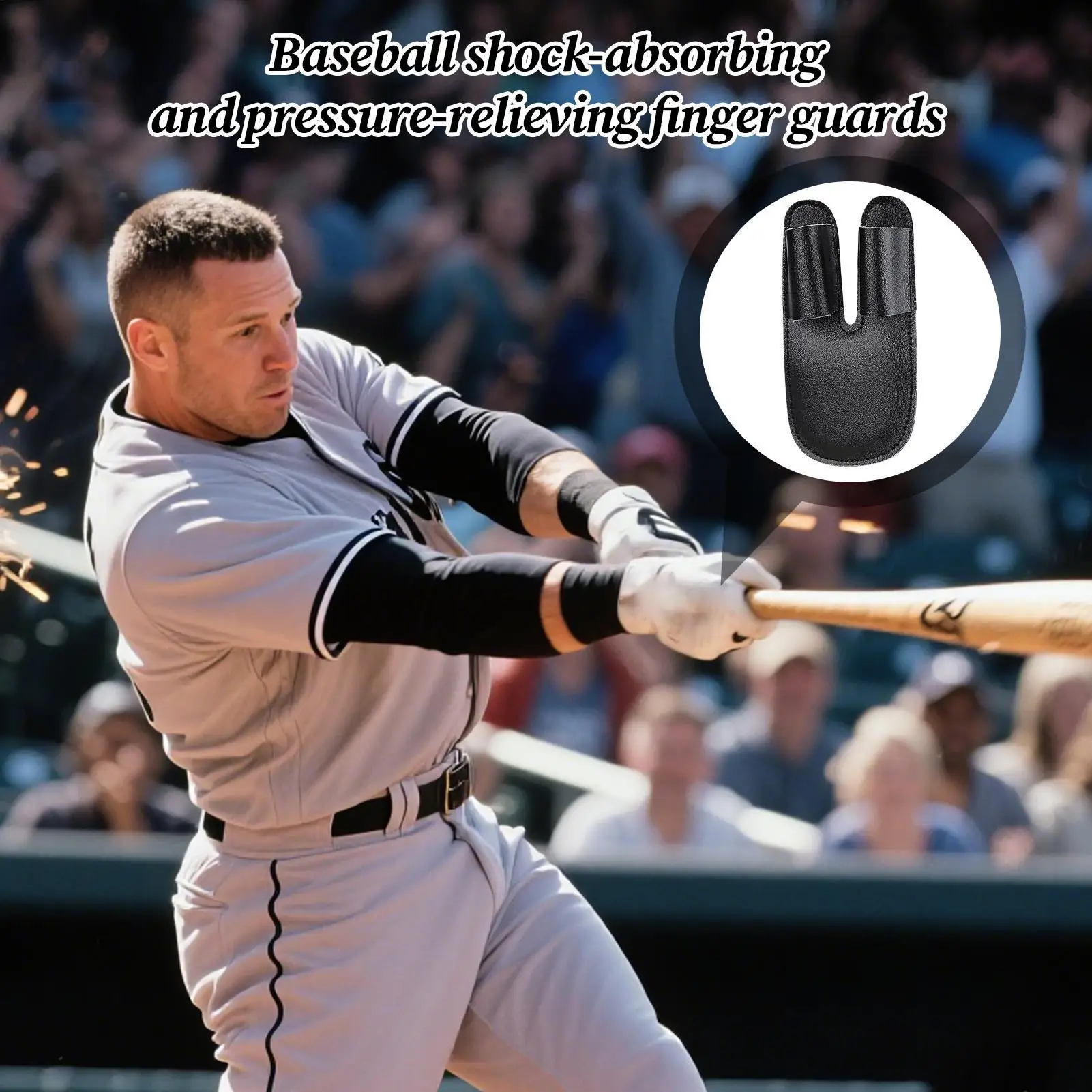 

Бейсбольная защита для пальцев, бейсбольная ватина, защитная защита из искусственной кожи, спортивный рукав, защитное оборудование для любителей молодежи спортсменов