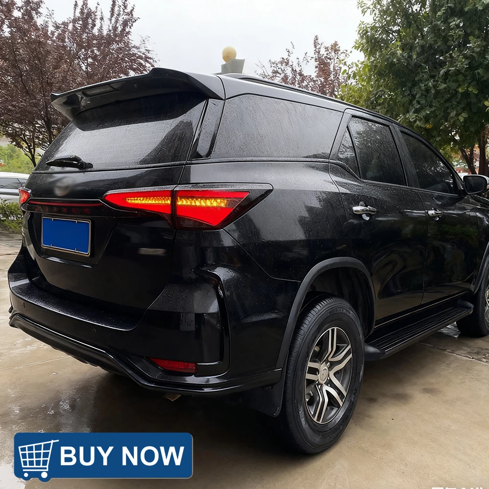 For Toyota Fortuner 2016-2020 LED Car Tail Light Assembly Upgrade with Startup Animation and Dynamic Signal Lights Accessories