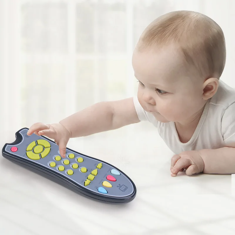 Baby Simulation TV Remote Control Kids Musical Early Educational Toys Electric Numbers Learning Machine Gifts For Newborn