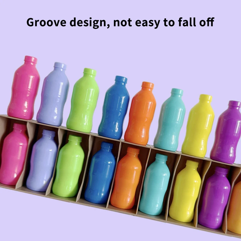 Bebidas divertidas para niños, juguetes a juego de colores, 20 botellas + Base, rompecabezas interactivo de entrenamiento de memoria para adivinar la primera infancia