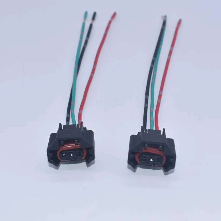 7223-6536-30 1Set 3Pin Connector, Camshaft Sensor & Air Conditioning Pressure Switch Plug for Excavator EX, Nissan Teana, Hyunda