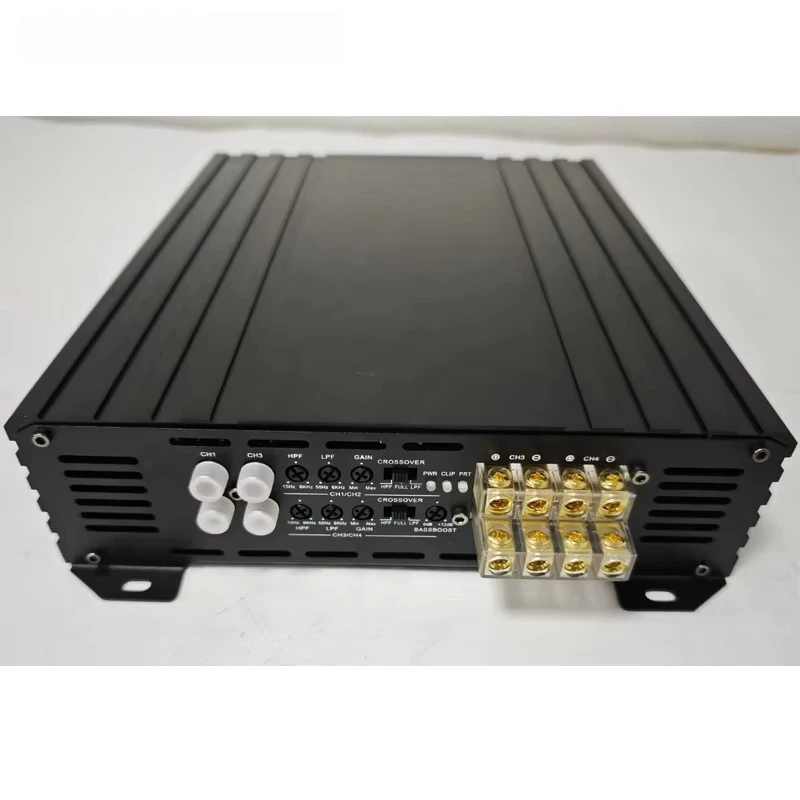 Hot Wholesale Big Power 4CH Car Amplifier Full Range Brazilian Style Car Amplifier with 800WrmsX4CH Customizable Car Amplifier