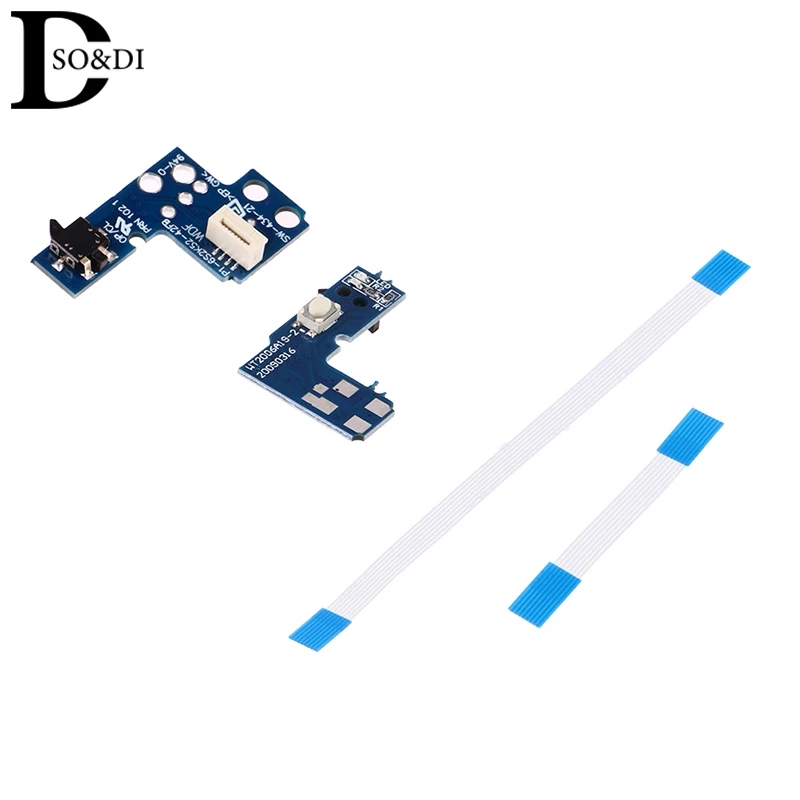 1Pcs Power Switch PCB Board for PS2 70000/90000 Power On Off Board Reset Switch Board Flex Ribbon Cable For Sony PS2 70000 90000