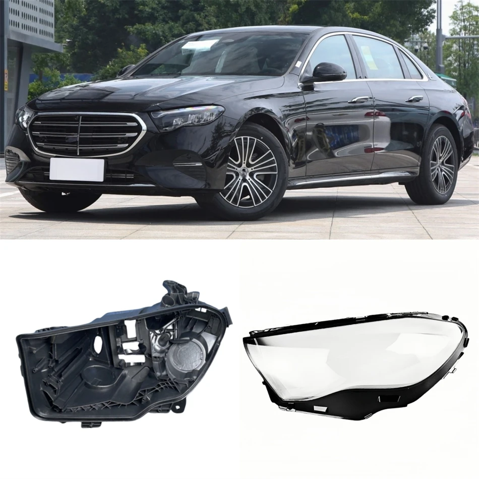 

Для Mercedes Benz E-class W214 2024, аксессуары для автомобилей, основание фары, корпус задней фары, стекло