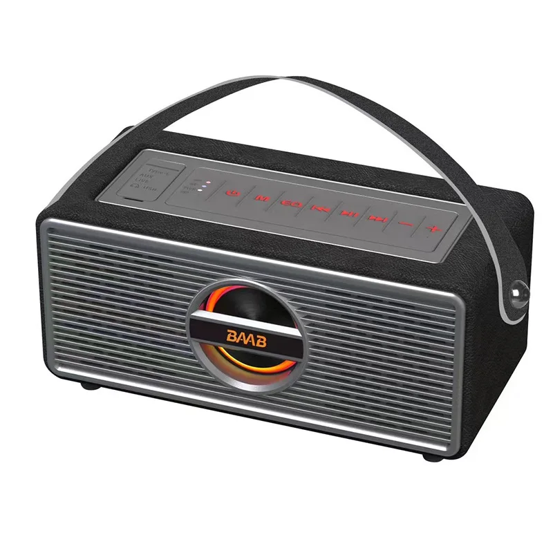 

Portable Bluetooth Speakers with Rechargeable Battery Type-C Connectors sound zone mini speaker BT speaker stereo with usb/sd