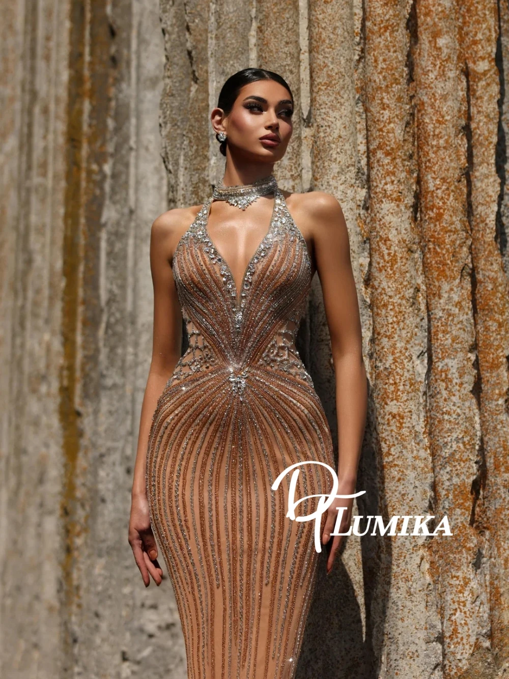 

Роскошное вечернее платье русалки с ослепительными бусинами и кристаллами, сексуальное гламурное коктейльное платье с вырезами по индивидуальному заказу, шикарная массивная одежда