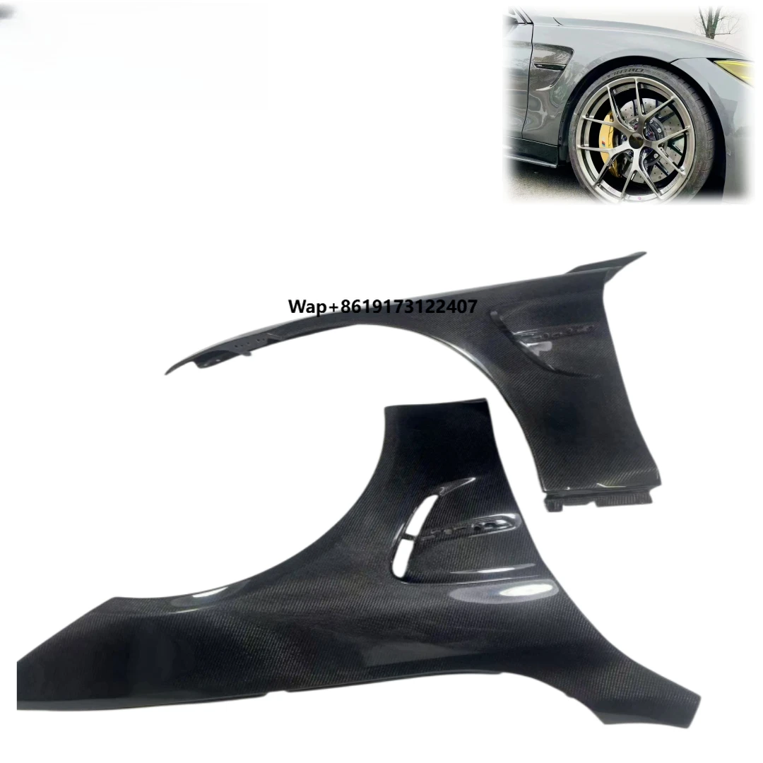 

YT Brand Exterior Car Side Fenders M4 F82 Carbon Fiber Mud Guards for 2014-2020 for Replacement with 3 Month Warranty