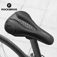 ROCKBROS-funda para SILLÍN de bicicleta, Gel de silicona líquida, asiento transpirable, suave y grueso, cojín a prueba de golpes, accesorios para ciclismo
